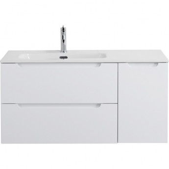 База под раковину подвесная BELBAGNO ETNA-1000-2C-1A-SO-BL-L с двумя выкатными ящиками и одной распашной дверцей, левосторонняя, Bianco Lucido, 1004x462x500 База под раковину подвесная BELBAGNO ETNA-1000-2C-1A-SO-BL-L с двумя выкатными ящиками и одной распашной дверцей, левосторонняя, Bianco Lucido, 1004x462x500