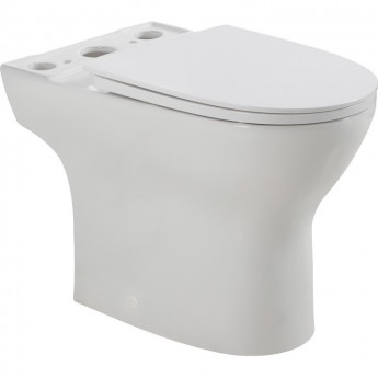 Чаша безободкового унитаза BELBAGNO LOUNGE с сиденьем дюропласт soft close, P-trap, BB045CPR/SC Чаша безободкового унитаза BELBAGNO LOUNGE с сиденьем дюропласт soft close, P-trap, BB045CPR/SC