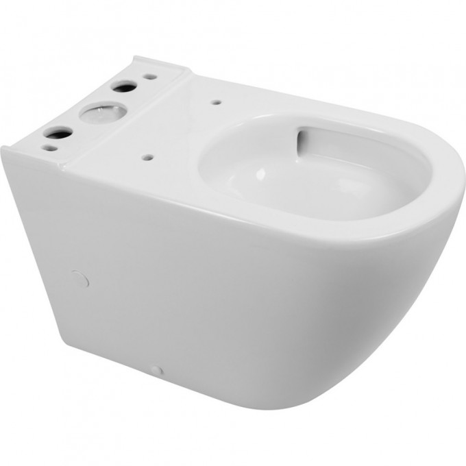 Чаша унитаза безободкового BELBAGNO SFERA-TOR P-trap, смыв TORNADO BB2141CP-TOR