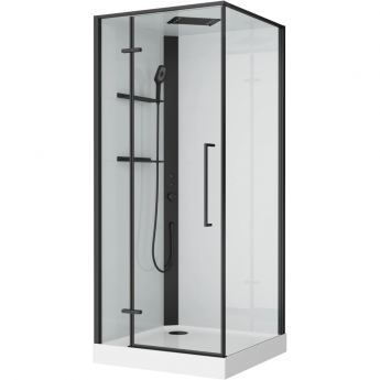 Душевая кабина BELBAGNO UNO UNO-CAB-A-1-90-C-NERO-Bi-TOP-L 90x90x212,5 см L Душевая кабина BELBAGNO UNO UNO-CAB-A-1-90-C-NERO-Bi-TOP-L 90x90x212,5 см L
