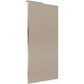 Душевая перегородка BELBAGNO UNO-L-1-TB-90-BR-Cr 900x2000 мм хром