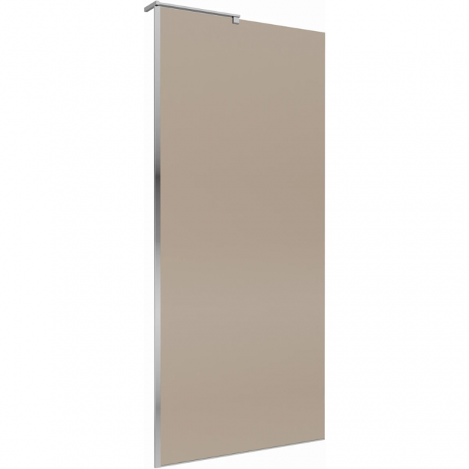 Душевая перегородка BELBAGNO 900x2000 мм хром UNO-L-1-TB-90-BR-Cr