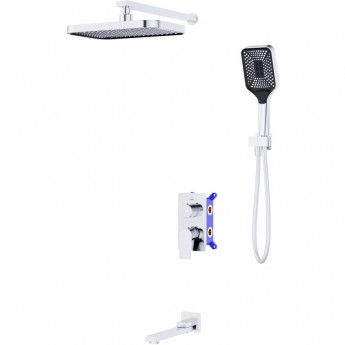 Душевой комплект 310x210 мм BELBAGNO DUE DUE-VDSET-CRM Душевой комплект 310x210 мм BELBAGNO DUE DUE-VDSET-CRM