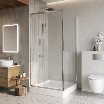 Душевой уголок BELBAGNO LUCE-A-1-100/100-C-Cr Душевой уголок BELBAGNO LUCE-A-1-100/100-C-Cr