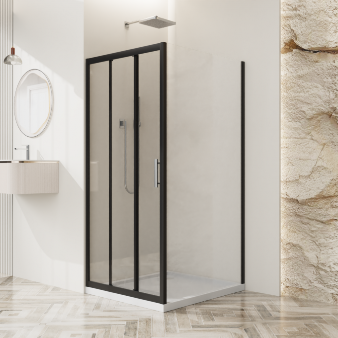 Душевой уголок BELBAGNO UNO-195-AHF-31-100/80-C-Cr