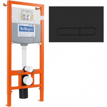 Инсталляция для подвесного унитаза BELBAGNO BB001-120/BB007-PR-NERO.M Инсталляция для подвесного унитаза BELBAGNO BB001-120/BB007-PR-NERO.M