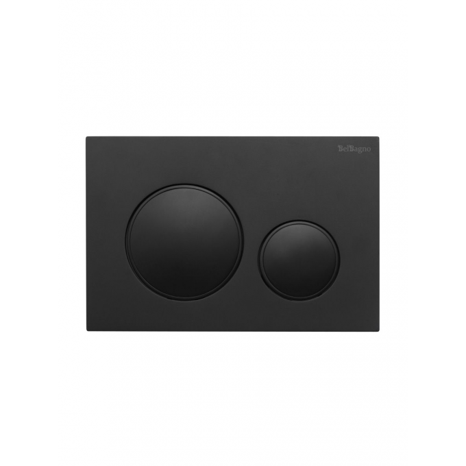 Кнопка смыва BELBAGNO черный матовый BB-17C-NERO.M