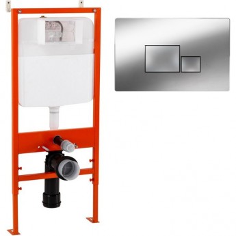 Комплект 2в1 инсталляция с кнопкой смыва BELBAGNO