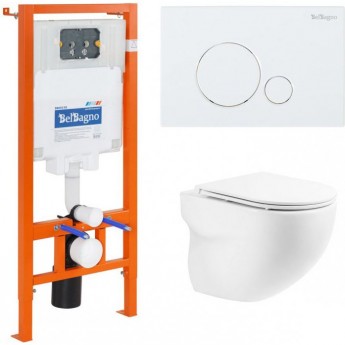 Комплект 4в1 BELBAGNO BB066CHR/BB870SC/BB002-80/BB014-SR-BIANCO Комплект 4в1 BELBAGNO BB066CHR/BB870SC/BB002-80/BB014-SR-BIANCO