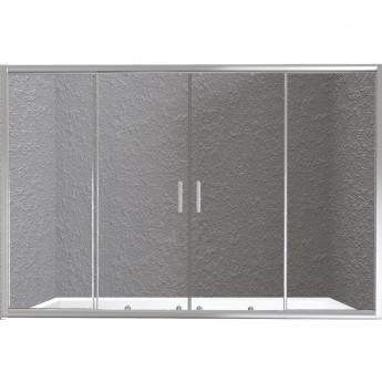 Шторка для ванны 150-180 см BELBAGNO UNIQUE-VF-2-150/180-140-C-Cr Шторка для ванны 150-180 см BELBAGNO UNIQUE-VF-2-150/180-140-C-Cr