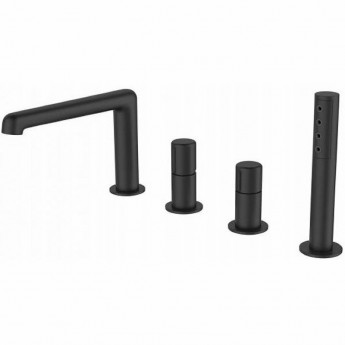 Смеситель на борт ванны BELBAGNO UNO UNO-BVD4-NERO Смеситель на борт ванны BELBAGNO UNO UNO-BVD4-NERO