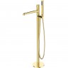 Смеситель напольный для ванны BELBAGNO UNO UNO-FMT-ORO Смеситель напольный для ванны BELBAGNO UNO UNO-FMT-ORO