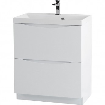 Тумба Bianco Lucido 69,6 см BELBAGNO MARINO MARINO-700-2C-PIA-BL-P Тумба Bianco Lucido 69,6 см BELBAGNO MARINO MARINO-700-2C-PIA-BL-P