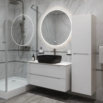 Тумба Bianco Lucido 80 см BELBAGNO ETNA ETNA80BL-KEPBO-1302H301-SET Тумба Bianco Lucido 80 см BELBAGNO ETNA ETNA80BL-KEPBO-1302H301-SET