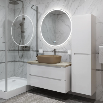 Тумба Bianco Lucido 80 см BELBAGNO ETNA ETNA80BL-KEPMCO-1302H316-SET Тумба Bianco Lucido 80 см BELBAGNO ETNA ETNA80BL-KEPMCO-1302H316-SET