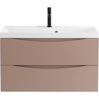 Тумба Capucino Lucido 79,6 см BELBAGNO MARINO MARINO-800-2C-SO-CL-P Тумба Capucino Lucido 79,6 см BELBAGNO MARINO MARINO-800-2C-SO-CL-P