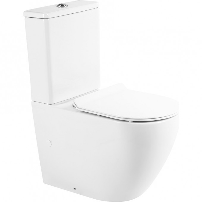 Унитаз-компакт безободковый BELBAGNO BB2141CPR/BB105SC