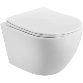 Унитаз подвесной BELBAGNO MARINO BB7026CH-TOR/SC безободковый Унитаз подвесной BELBAGNO MARINO BB7026CH-TOR/SC безободковый