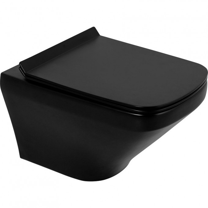 Унитаз подвесной безободковый BELBAGNO BB3201CHR-MB/BB3201SC-MB