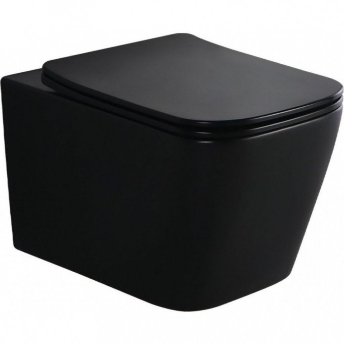 Унитаз подвесной безободковый BELBAGNO BB3202CHR-MB/BB3202SC-MB