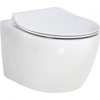 Унитаз подвесной безободковый BELBAGNO BB507B/BB2020SC Унитаз подвесной безободковый BELBAGNO BB507B/BB2020SC