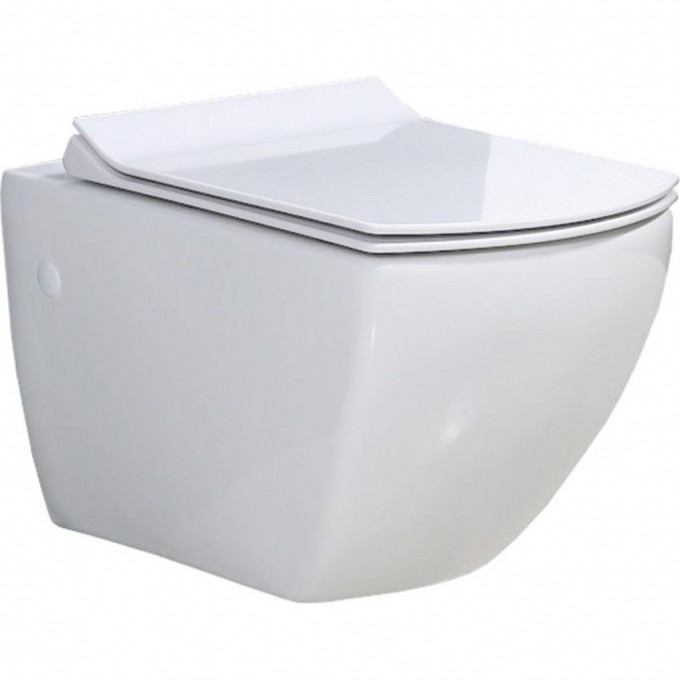 Унитаз подвесной безободковый BELBAGNO BB514CHR/BB1077SC