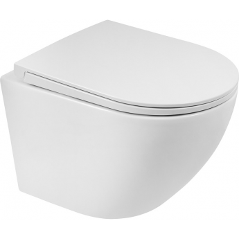 Унитаз подвесной безободковый BELBAGNO SFERA-R BB046CHR/BB902SC Унитаз подвесной безободковый BELBAGNO SFERA-R BB046CHR/BB902SC