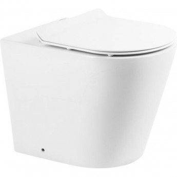 Унитаз приставной безободковый BELBAGNO BB1003CBR/BB870SC Унитаз приставной безободковый BELBAGNO BB1003CBR/BB870SC