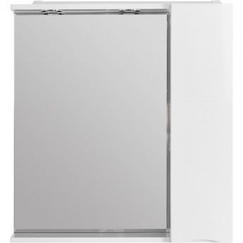 Зеркальный шкаф 60x75 см Bianco Lucido BELBAGNO MARINO MARINO-SPC-600/750-1A-BL-P-R Зеркальный шкаф 60x75 см Bianco Lucido BELBAGNO MARINO MARINO-SPC-600/750-1A-BL-P-R