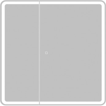 Зеркальный шкаф 80x80 см BELBAGNO MARINO SPC-MAR-800/800-2A-LED-TCH Зеркальный шкаф 80x80 см BELBAGNO MARINO SPC-MAR-800/800-2A-LED-TCH