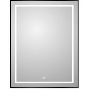 Зеркало BELBAGNO KRAFT SPC-KRAFT-700-900-LED-TCH-WARM-NERO в алюминиевой раме со встроенным светильником, 700x32x900 мм Зеркало BELBAGNO KRAFT SPC-KRAFT-700-900-LED-TCH-WARM-NERO в алюминиевой раме со встроенным светильником, 700x32x900 мм